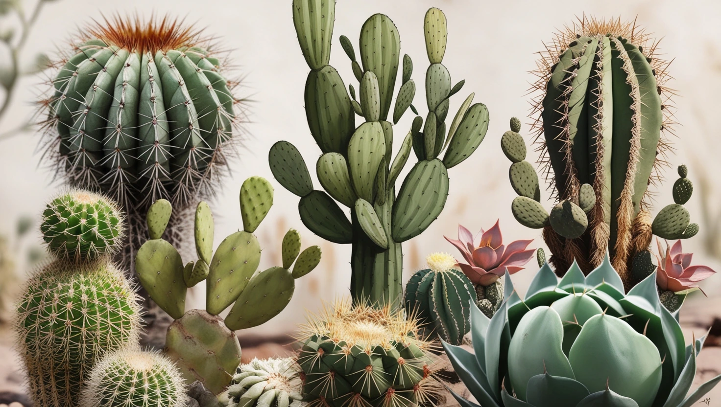 Cactos e suculentas raras: Combinações criativas para decoração de pequenos espaços
